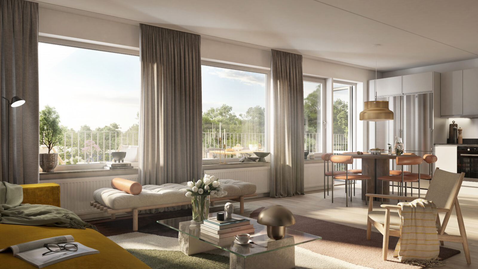 Lägenheter designade att sätta guldkant på livet